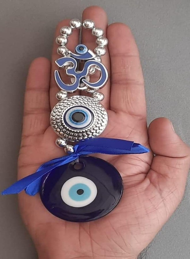 DT DECTONE Turkish Evil Eye Hanging, Com,bo of 2 Om Evil Eye Nazar Battu for Home Protection and Prosperity - Image 4